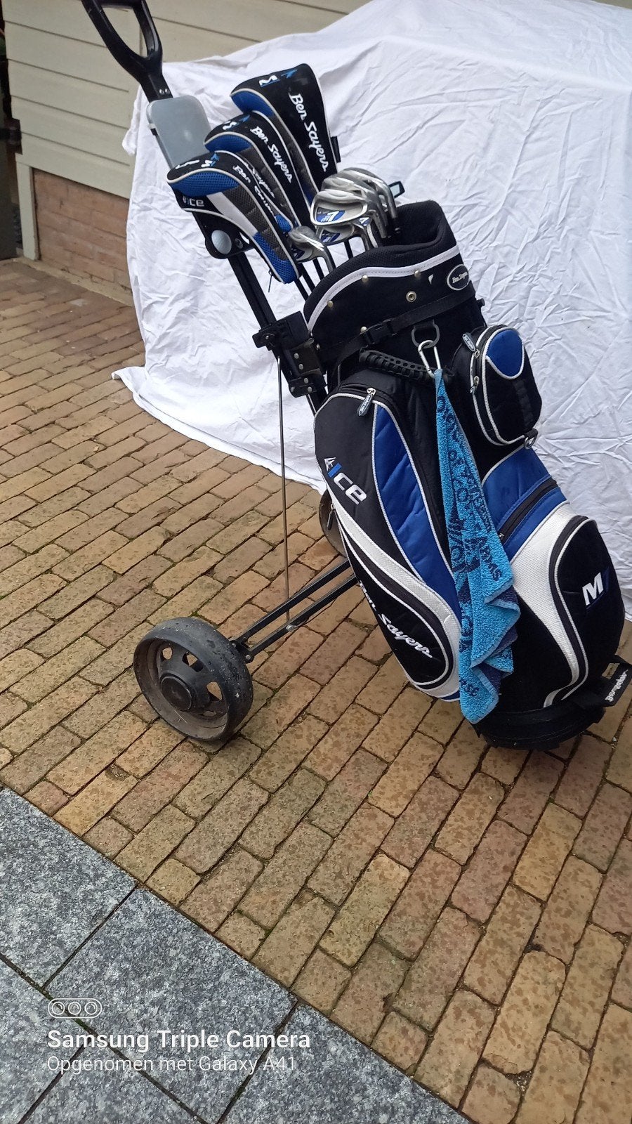 Foto 3 van golfset heren gebruikt.