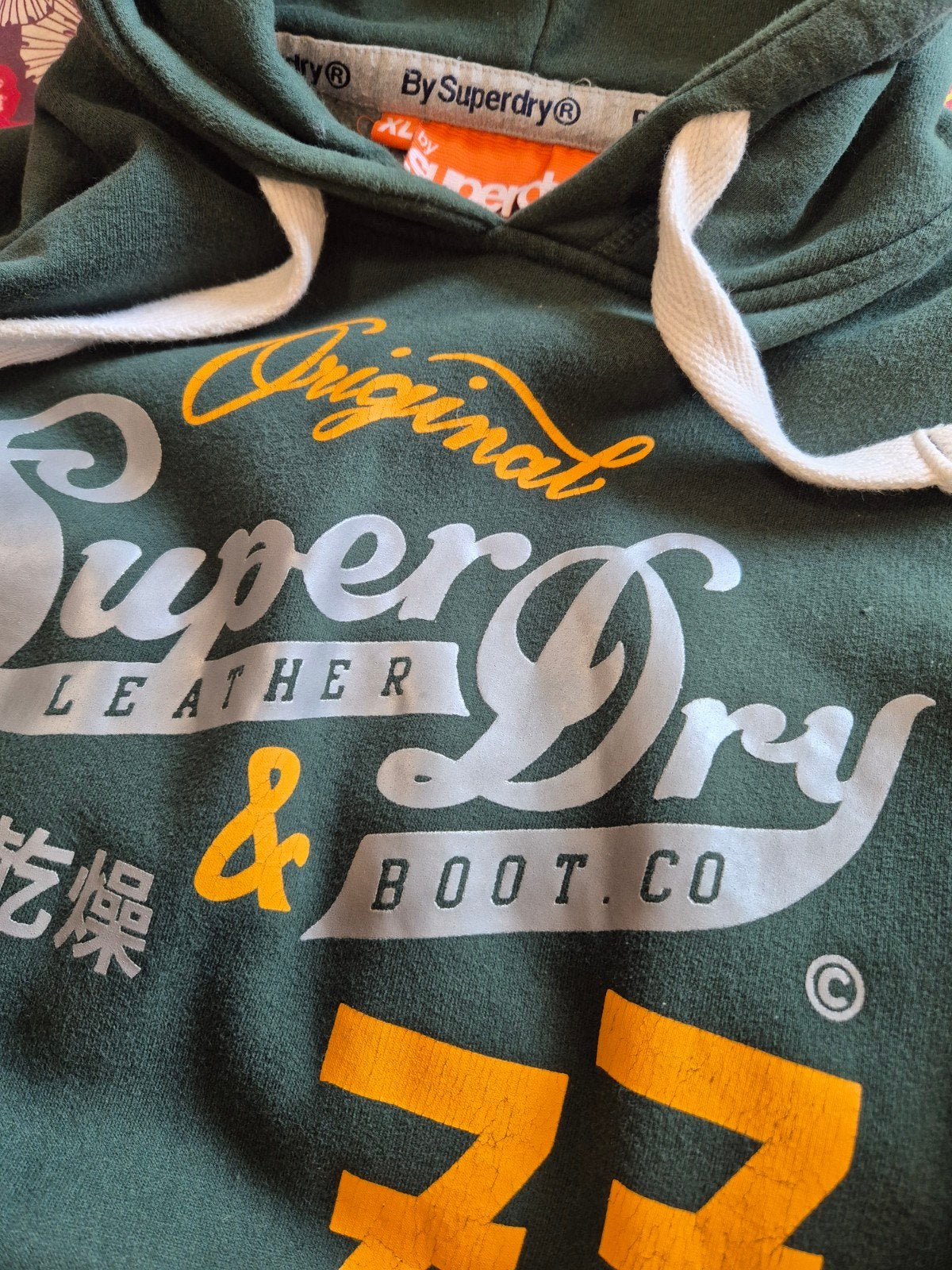 Superdry sweater trui hoodie Groen maat XL, ., Maat 56/58 (XL), Ophalen of Verzenden, Zo goed als nieuw
