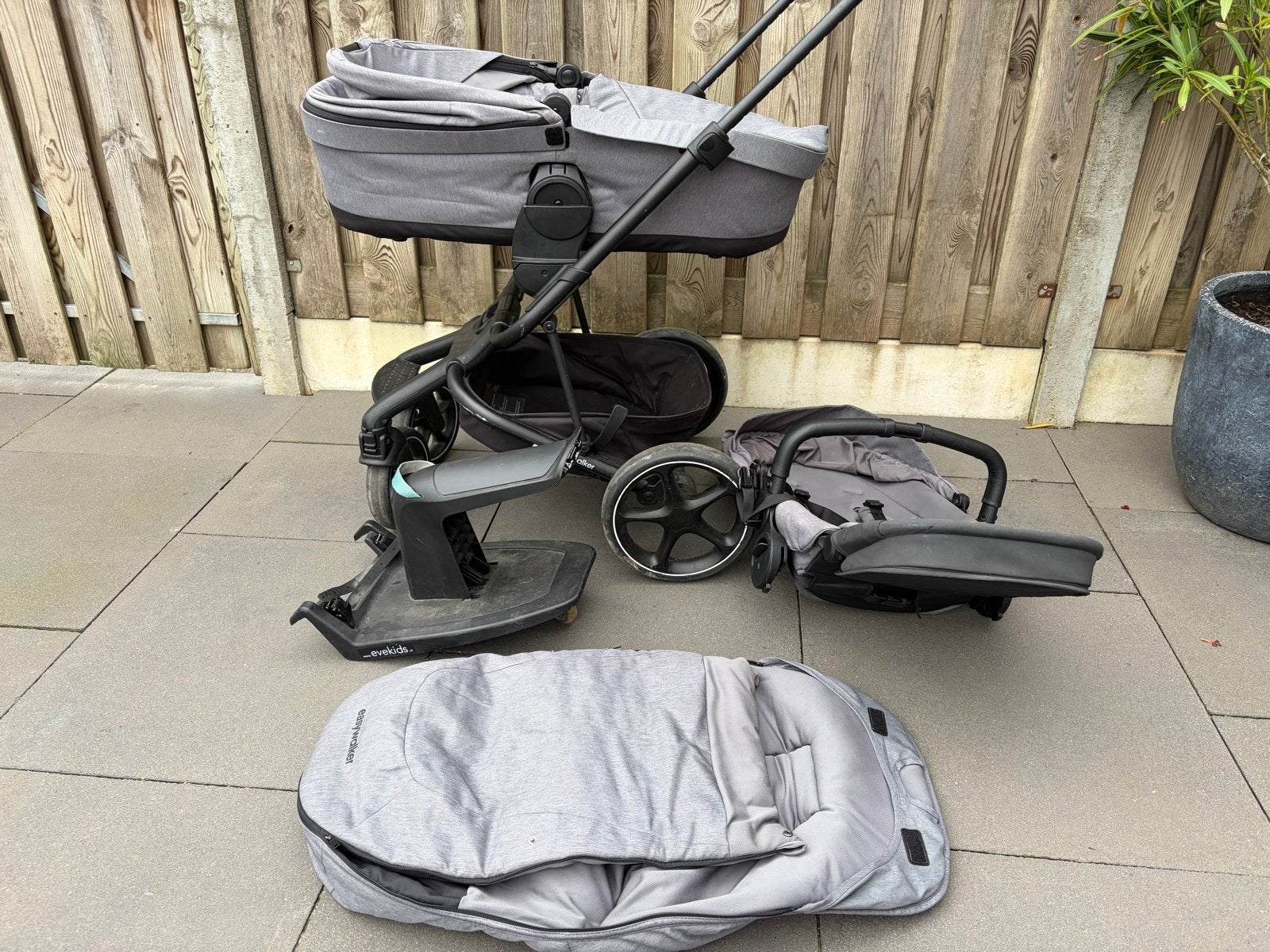 Easywalker harvey 3 Combiwagen met reiswieg en zitje, Kinderen en Baby's, Gebruikt, Combiwagen, Met reiswieg, Ophalen
