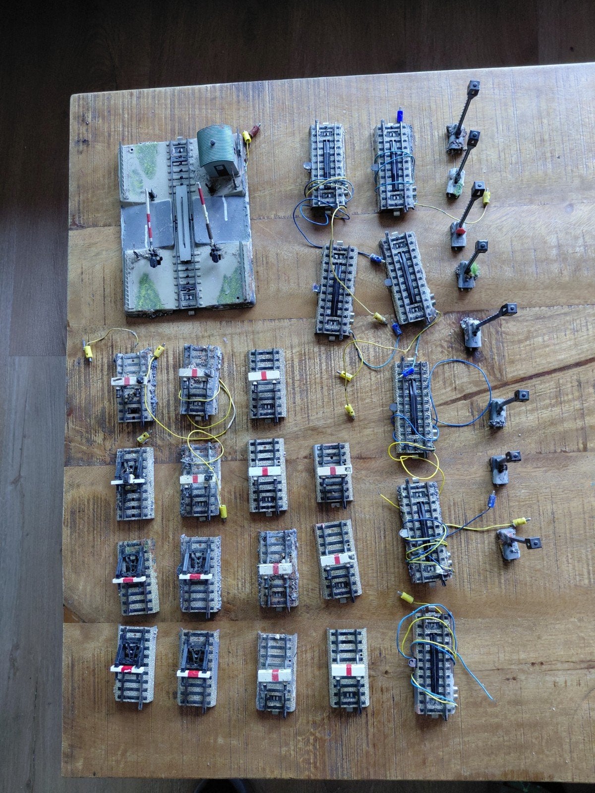 Märklin M-rails: Stootblokken, Ontkoppelrail, Spoorovergang, Hobby en Vrije tijd, Wisselstroom, Gebruikt, Rails, Ophalen of Verzenden