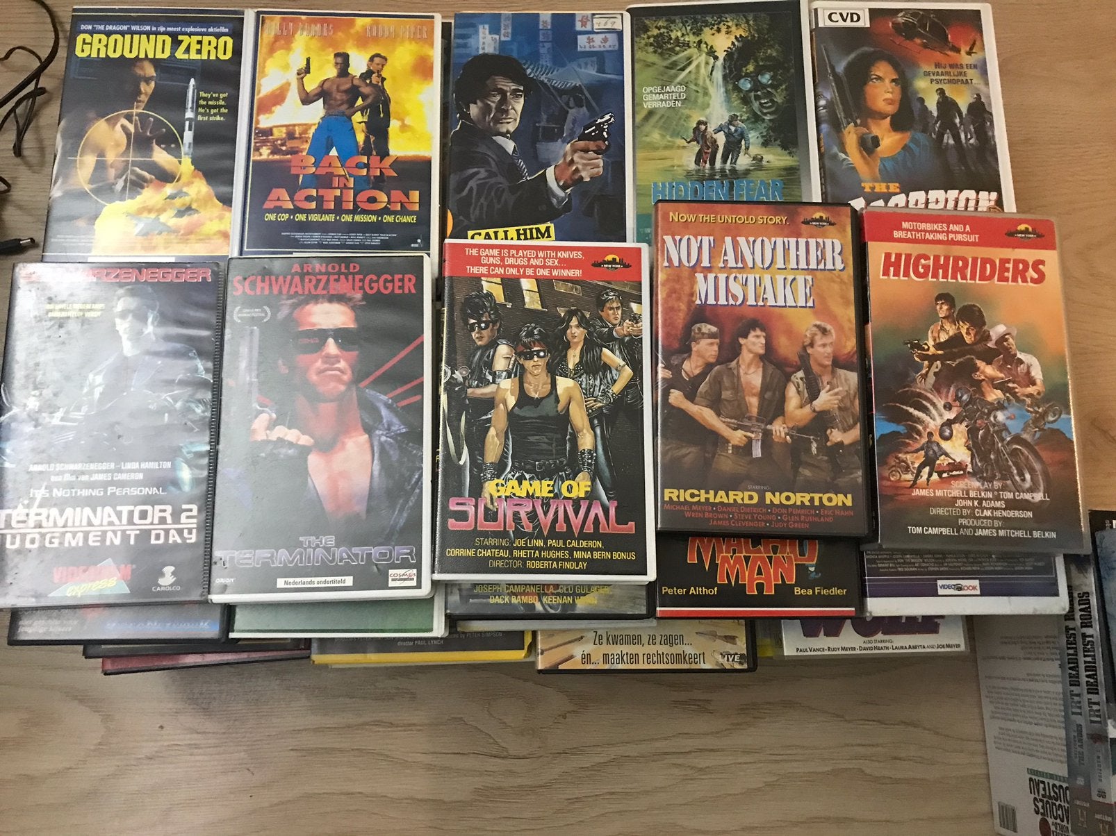 Grote Verzameling Films Op VHS / Actie - Sci-Fi - Avontuur, Alle leeftijden, Ophalen, Gebruikt