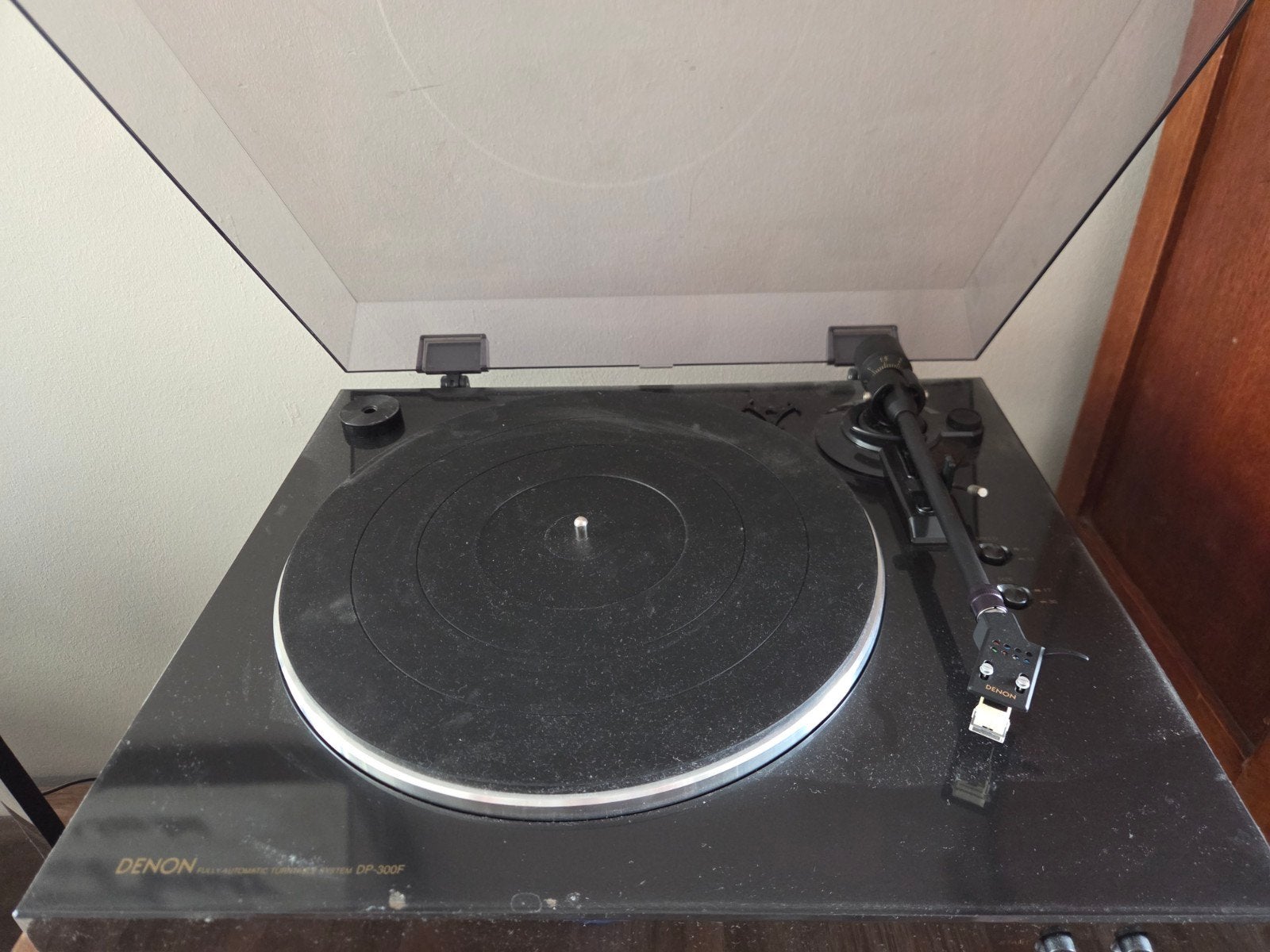 Denon DP-300F platenspeler, Ophalen, Zo goed als nieuw, Overige merken
