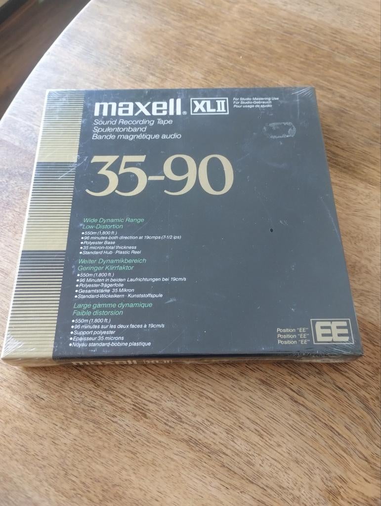 Maxell XLII 35-90 (N) Sound Recording Tape - Nieuw, Ophalen of Verzenden