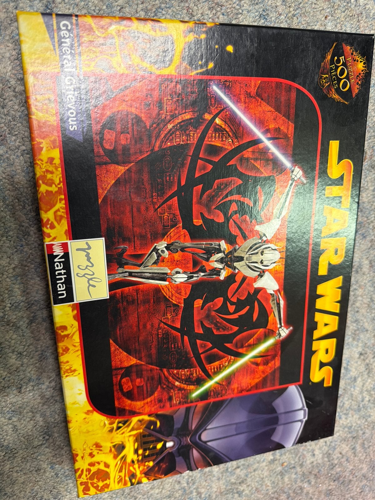Star Wars Generaal Grievous Puzzel 500 Stukjes, Ophalen of Verzenden, Gebruikt