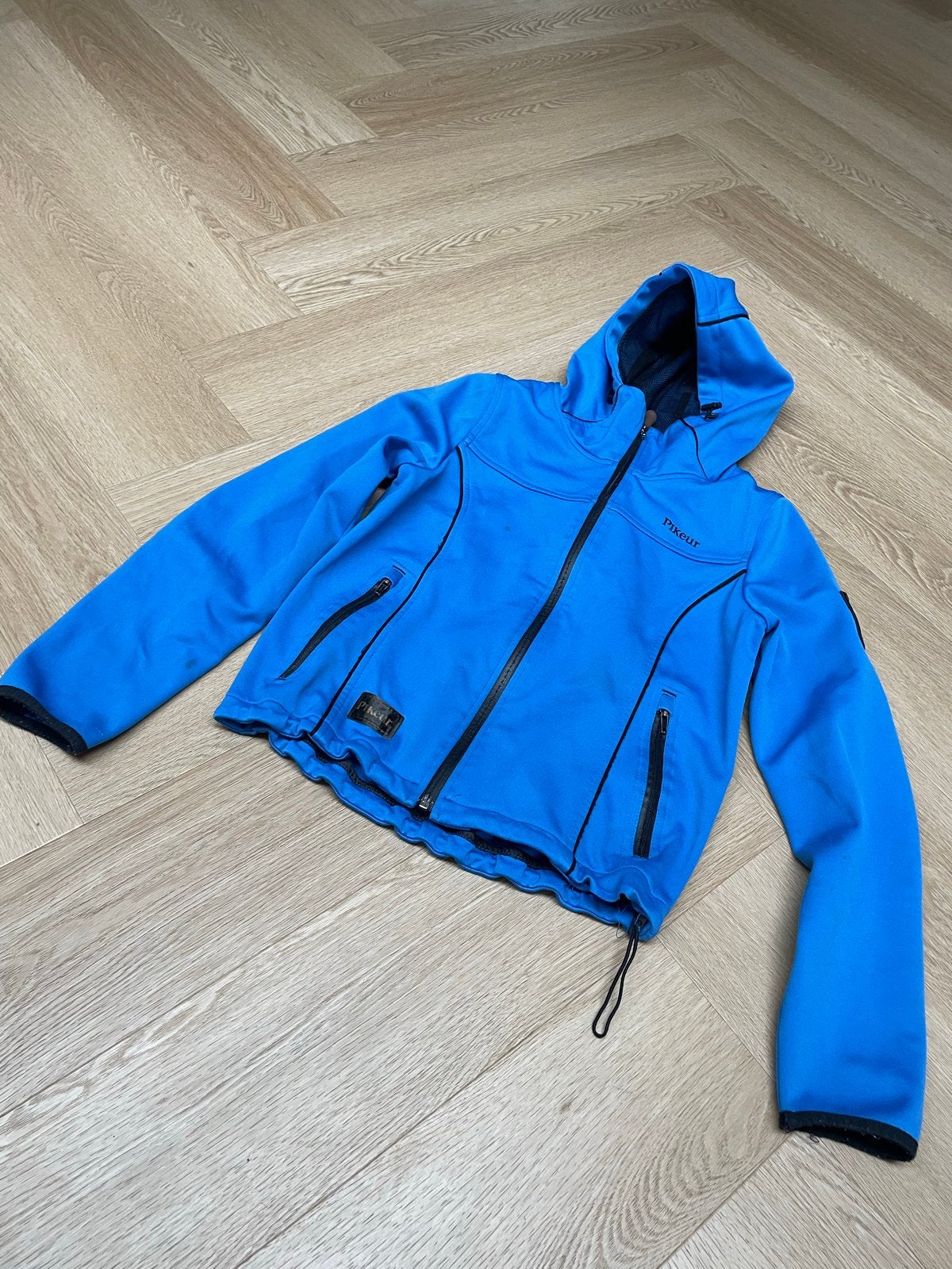 Pikeur Softshell Jas Maat 158/164 - Blauw, Gebruikt, Kinderen, Ophalen of Verzenden, Recreatie
