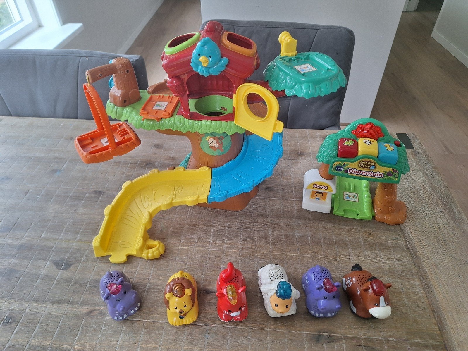 VTech Zoef Zoef Dieren Boomhut en Dieren, Kinderen en Baby's, Speelgoed | Vtech, Ophalen, Gebruikt, 2 tot 4 jaar
