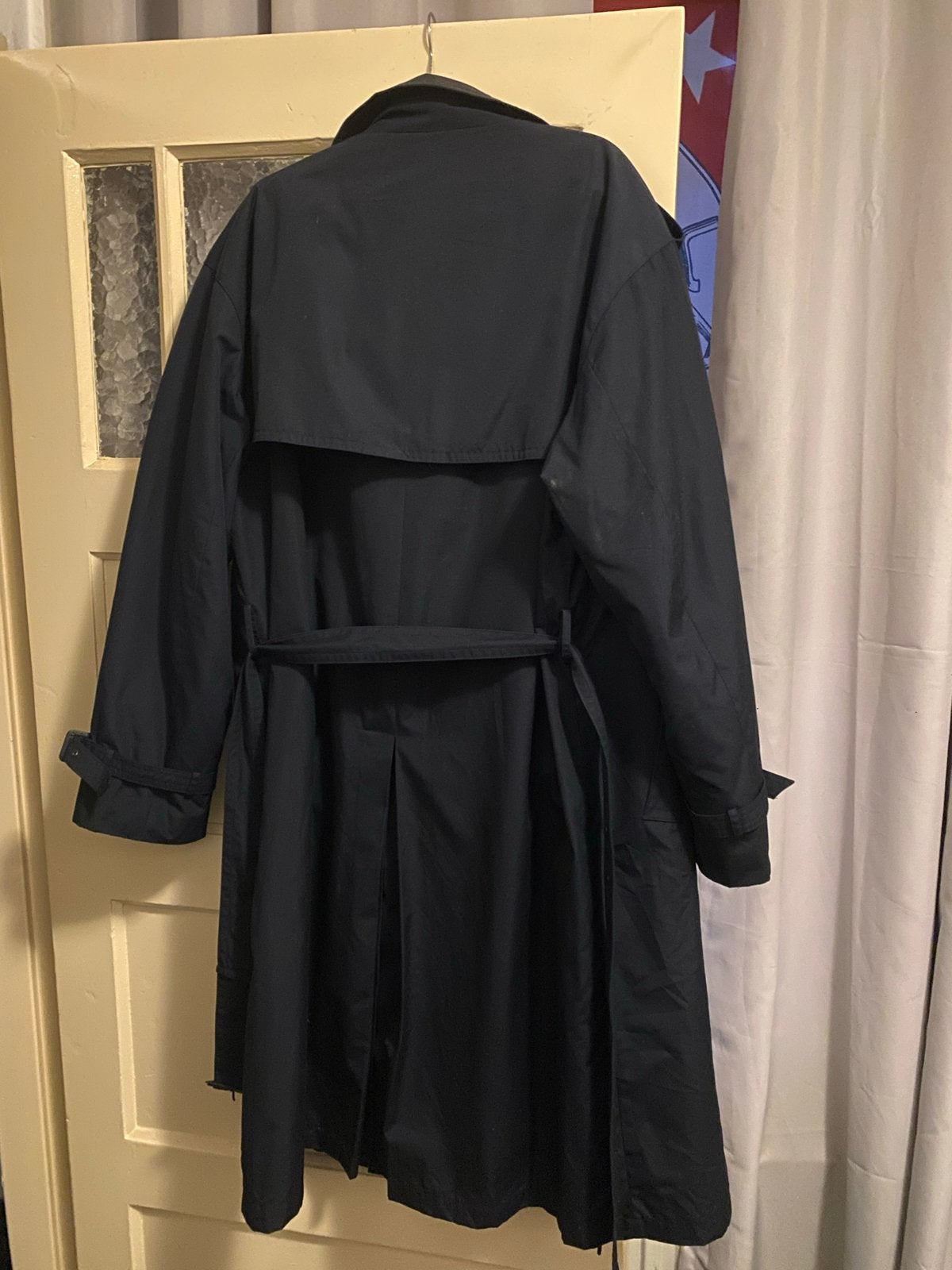 Canda C&A Trenchcoat - Donkerblauw, Maat 52/54 (L), Kleding | Heren, Ophalen of Verzenden, Gedragen, Maat 52/54 (L), Blauw