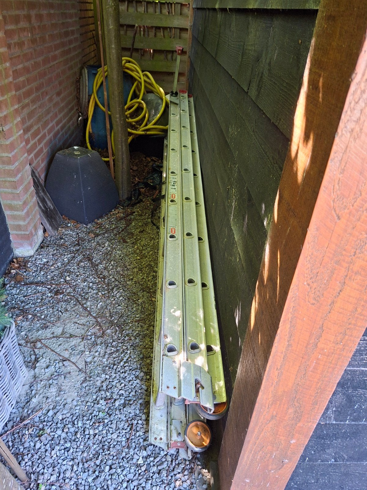 Altrex Economy CR 3063 Ladder - 3x9 sporten, 6.31m, Ophalen, Zo goed als nieuw, Ladder, Opvouwbaar of Inschuifbaar