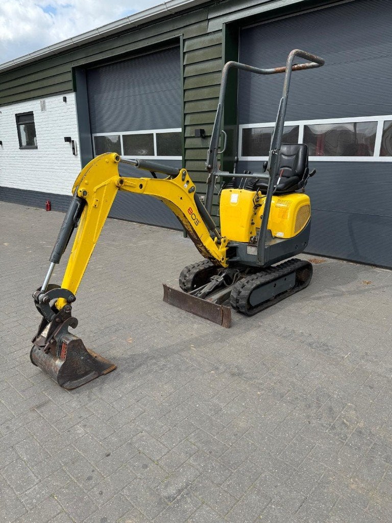 Wacker neuson 803 minigraver, Ophalen, Graafmachine