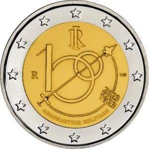 2 Euro Italie 2023 - Italiaanse Luchtmacht - UNC, Verzenden, Italië, 2 euro, Losse munt