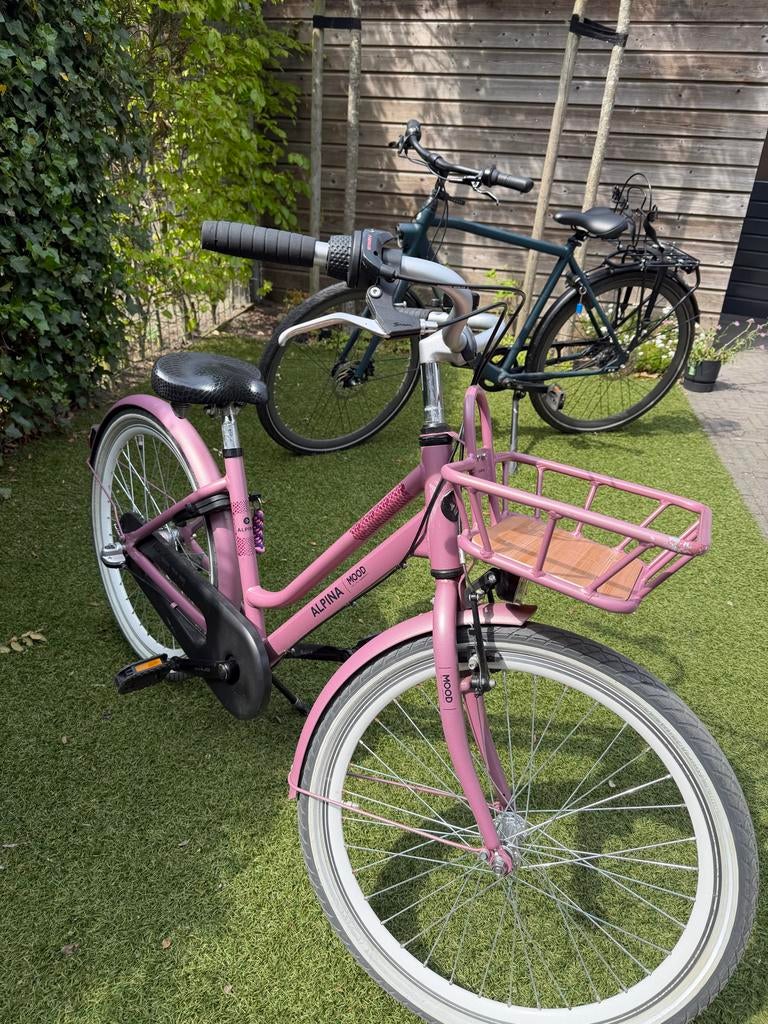 Alpina Mood Meisjesfiets - Roze - 24 inch, Ophalen, Terugtraprem, Handrem, Gebruikt