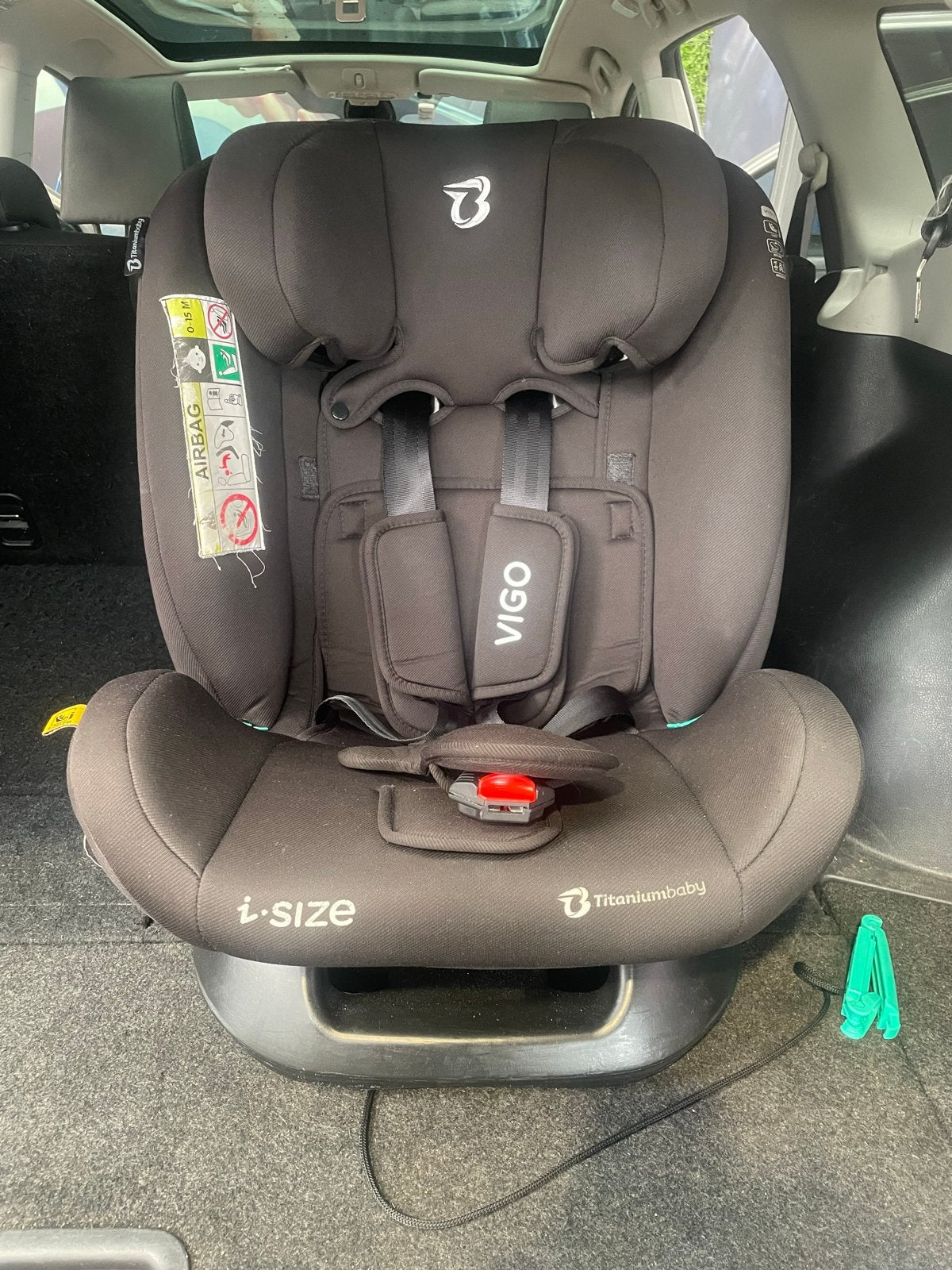 Titaniumbaby Vigo i-Size Autostoel met ligstand, Overige merken, Verstelbare rugleuning, Ophalen of Verzenden, 0 t/m 13 kg