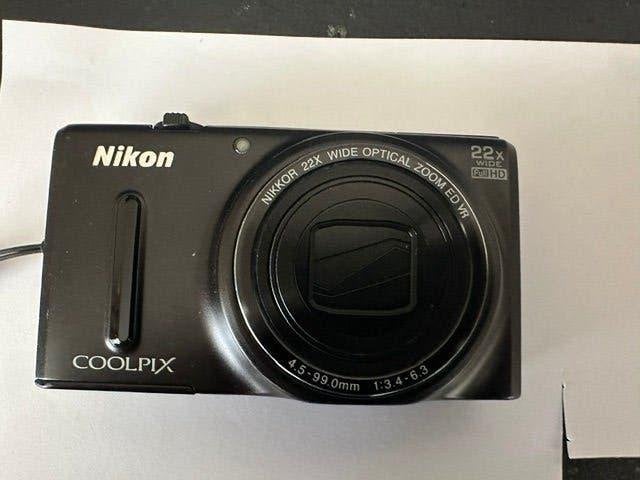 Nikon Coolpix S9600 met wifi, Ophalen, Compact, 22 Megapixel, Zo goed als nieuw