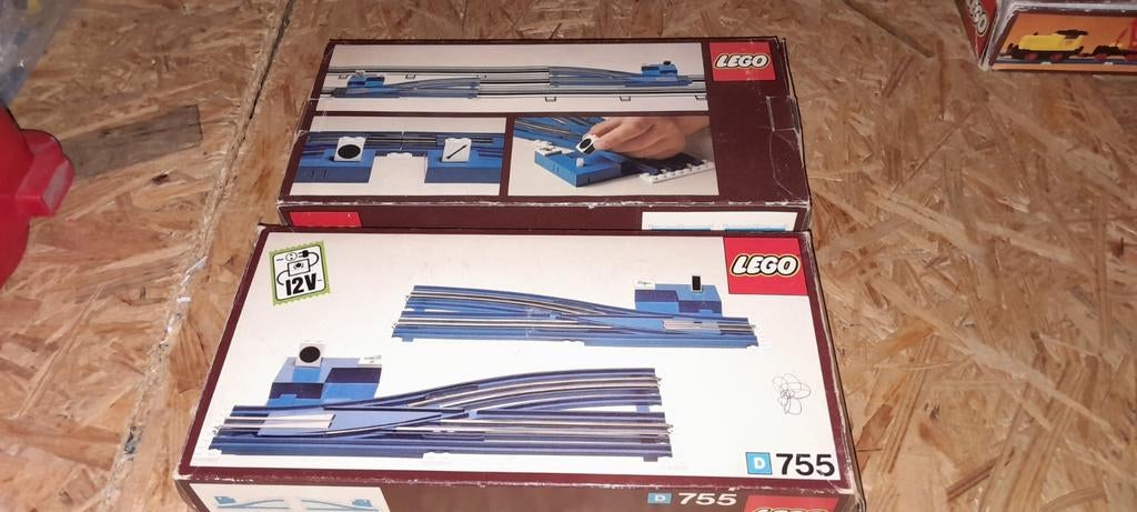 Lego teein 12v 12 volt spoor rails wissels 755 netjes zgan, Overige thema's, Lego, Ophalen of Verzenden, Zo goed als nieuw