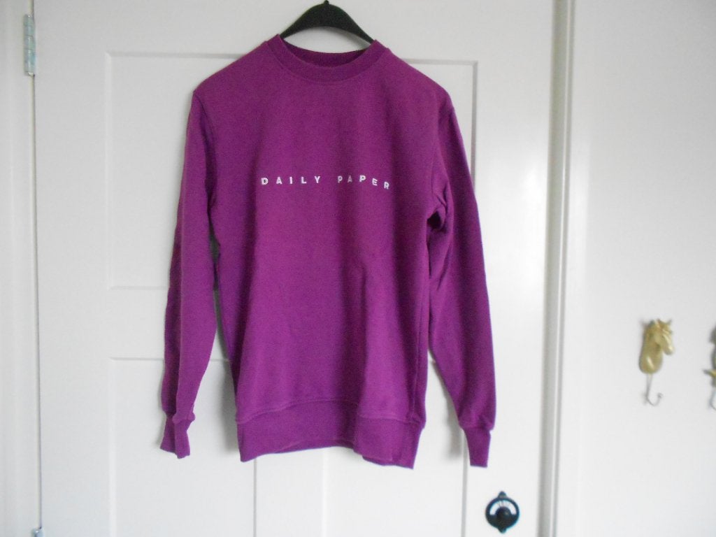 Daily Paper, cyclaam kleurige, sweater, maat S., Daily Paper, Verzenden, Zo goed als nieuw, Maat 36 (S)