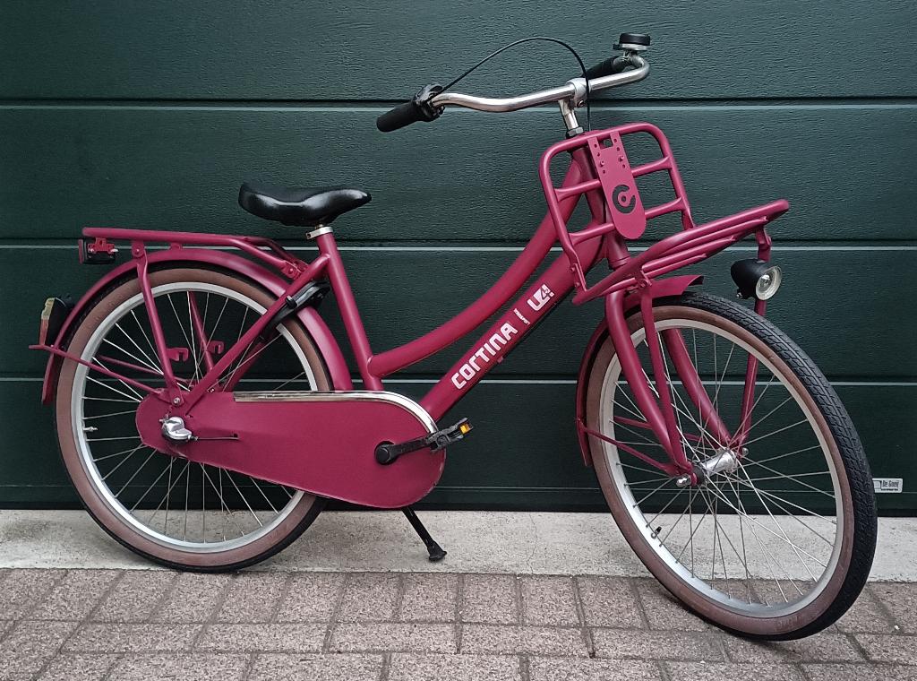 Meisjes Cortina U4 transportfiets, Fietsen en Brommers, Fietsen | Meisjes, Ophalen, 24 inch, Cortina U4 transportfiets, Versnellingen