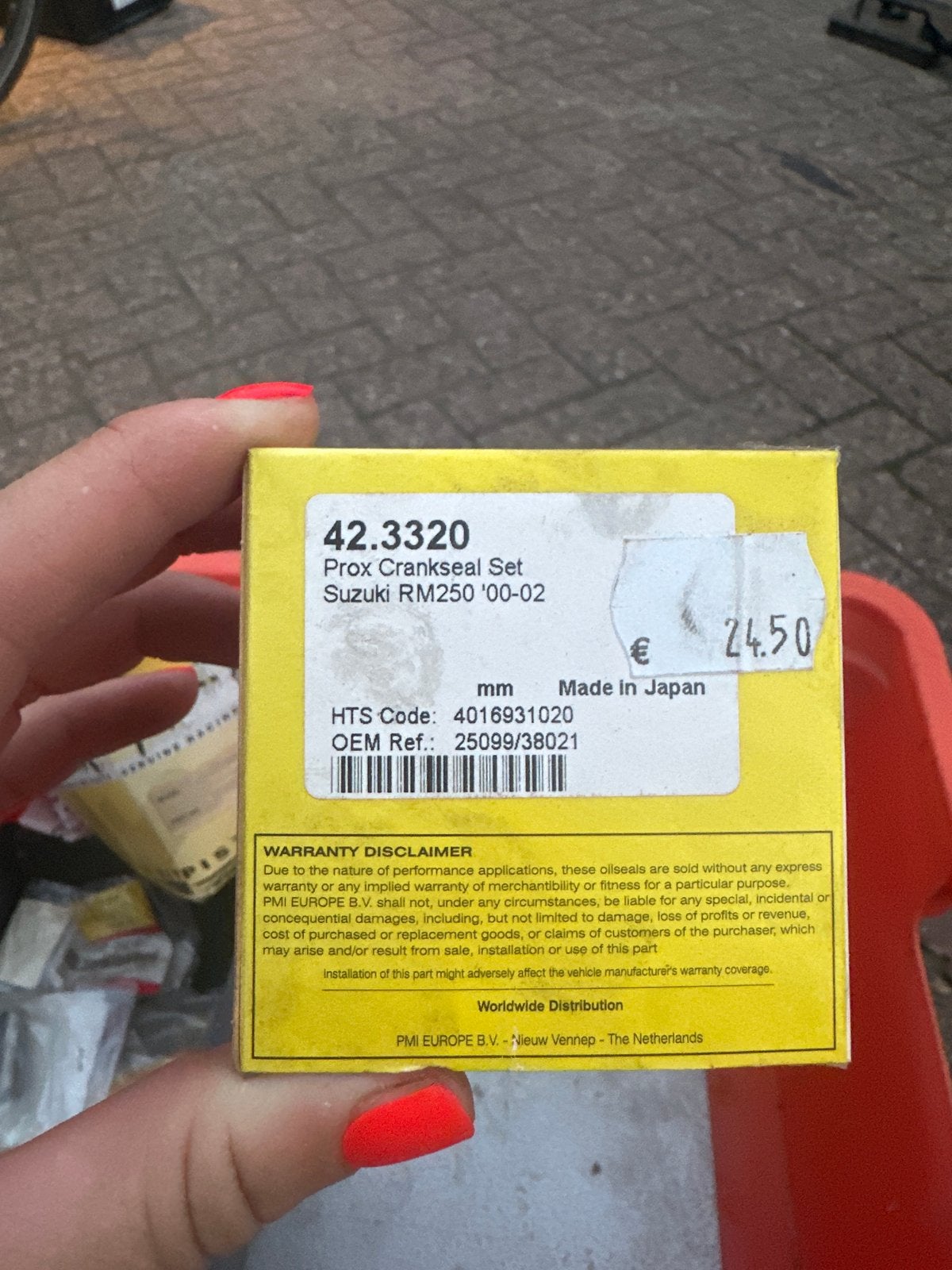 Prox Crankseal Set Suzuki RM250 '00-02, Ophalen