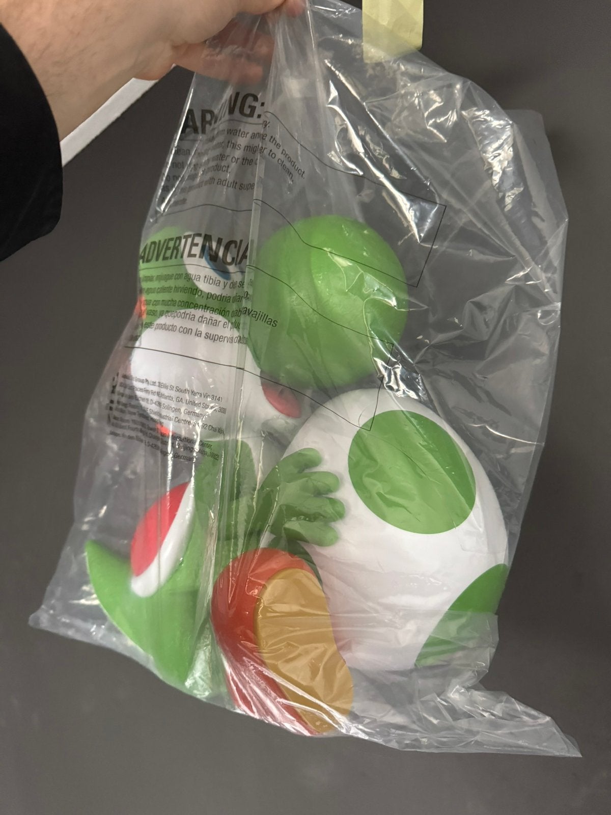 Yoshi Popcornbucket, Ophalen
