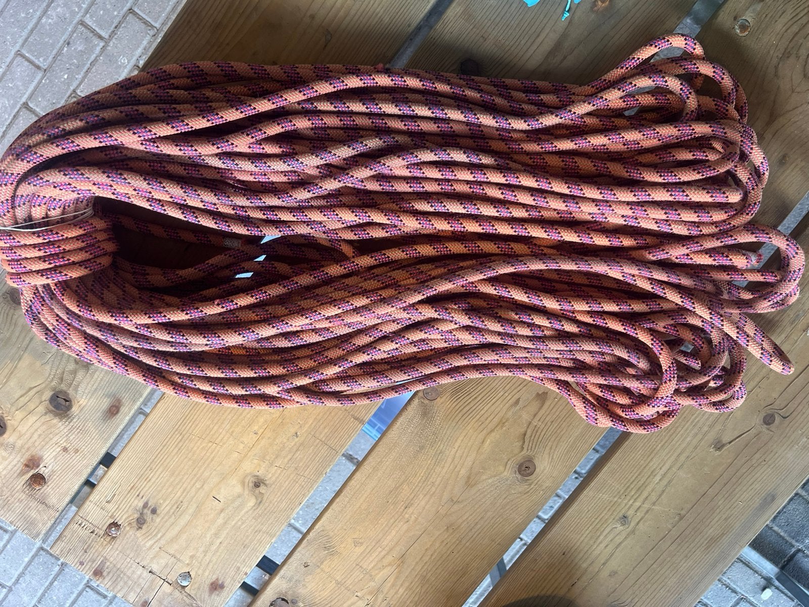 Oud klimtouw, 60 meter, diameter 97mm, Ophalen of Verzenden, Gebruikt, Klimsport-accessoire