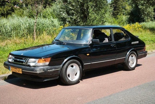 ✅ Saab 900 2.0 16 S Coupé met Full Pressure Turbo 1993 Zwart, Voorwielaandrijving, 4 cilinders, Zwart, Origineel Nederlands
