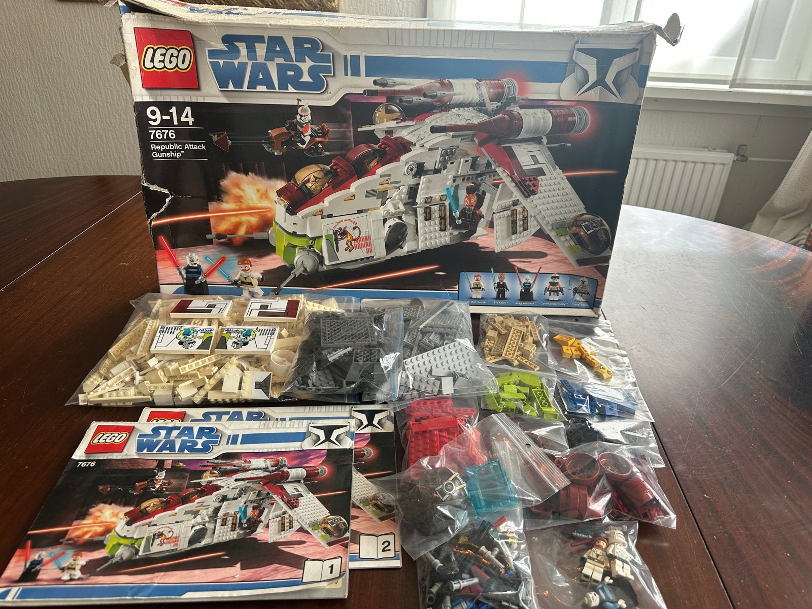 Lego Star Wars 7676  Gunship met DOOS en instructies, Kinderen en Baby's, Speelgoed | Duplo en Lego, Gebruikt, Star Wars, Lego