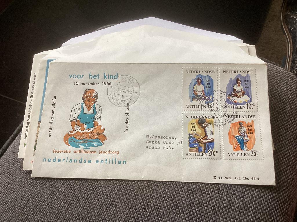 No445 Nederlandse  Antillen E44 Heb ook van Nederland, Ophalen, Beschreven, Rest van de wereld