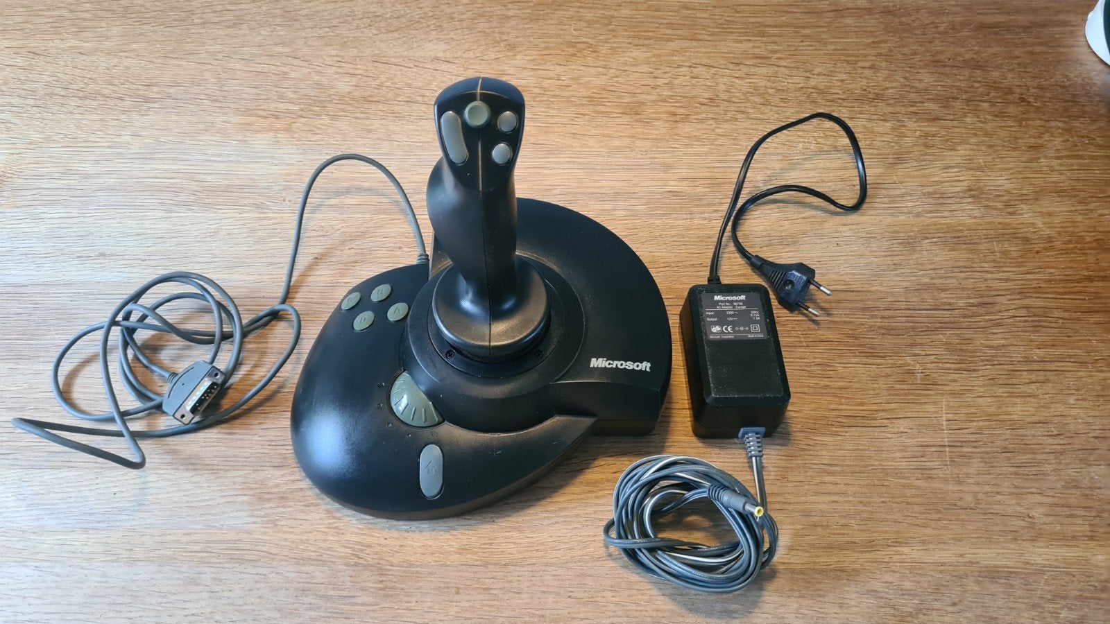 Microsoft SideWinder Force Feedback Pro Joystick, Computers en Software, Ophalen of Verzenden, Gebruikt, Microsoft