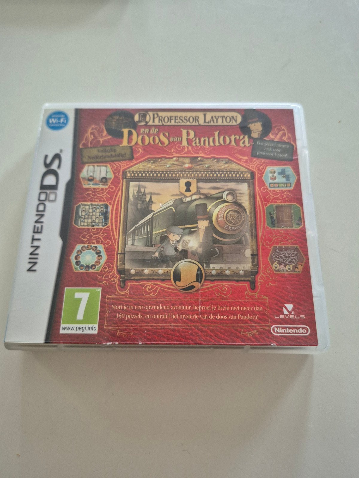 Professor Layton en de Doos van Pandora - Nintendo DS, Spelcomputers en Games, Ophalen, Puzzel en Educatief, Gebruikt, 1 speler