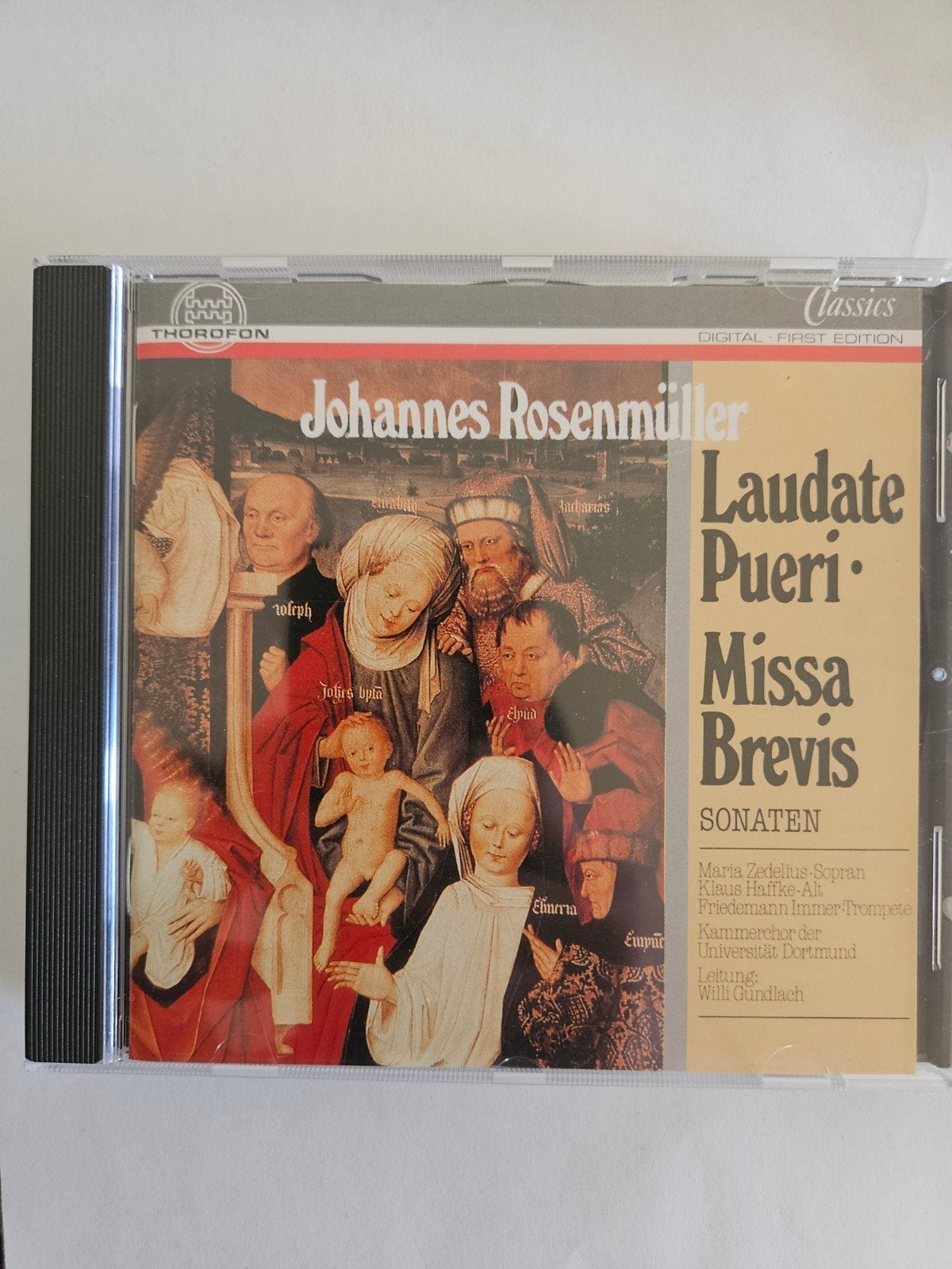 Johannes Rosenmüller - Laudate Pueri / Missa Brevis CD, Overige componisten, Inclusief doosje, Ophalen of Verzenden, Zo goed als nieuw