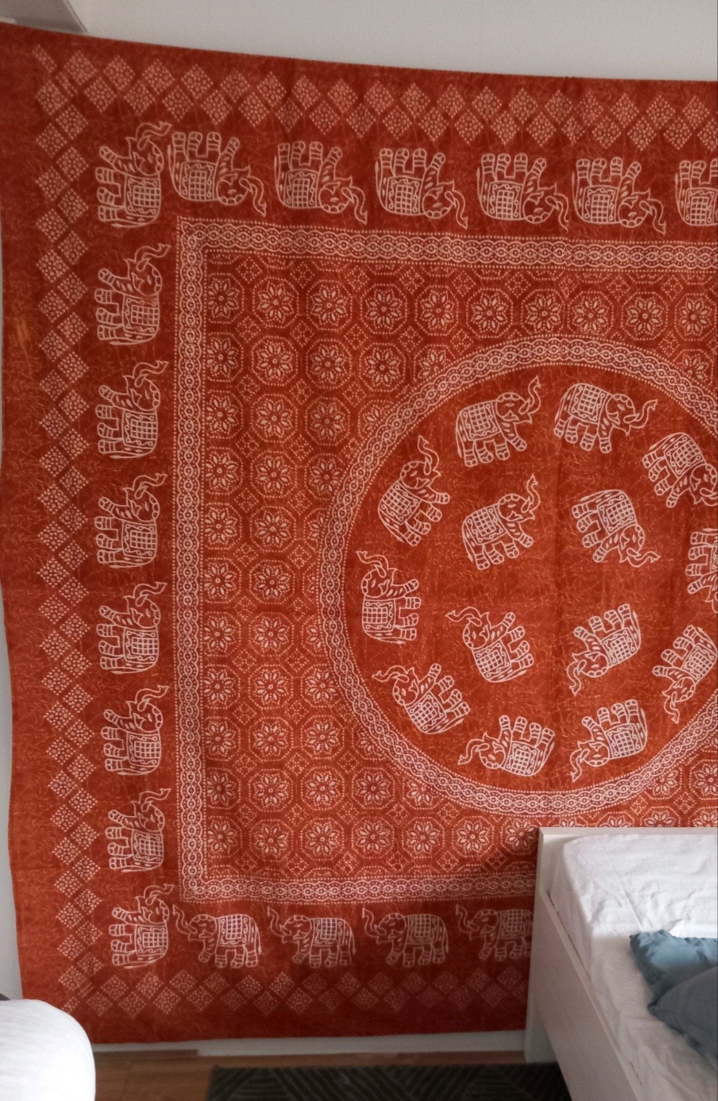Indische kleed, Ophalen of Verzenden, Zo goed als nieuw, Bruin, Natuurlijk materiaal