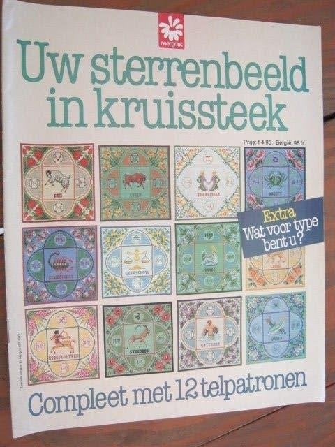 Borduurblad Uw Sterrenbeeld in kruissteek ! nr 2200, Verzenden, Zo goed als nieuw, Handborduren, Patroon