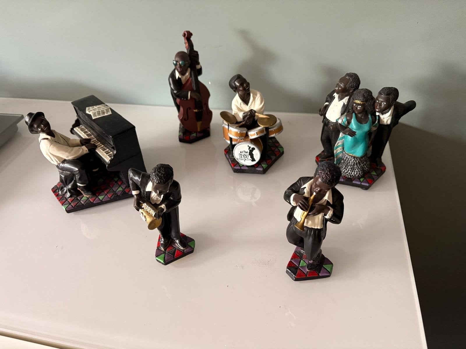 All That Jazz Beeldjes - Muzikanten Set, Ophalen of Verzenden, Zo goed als nieuw, Mens