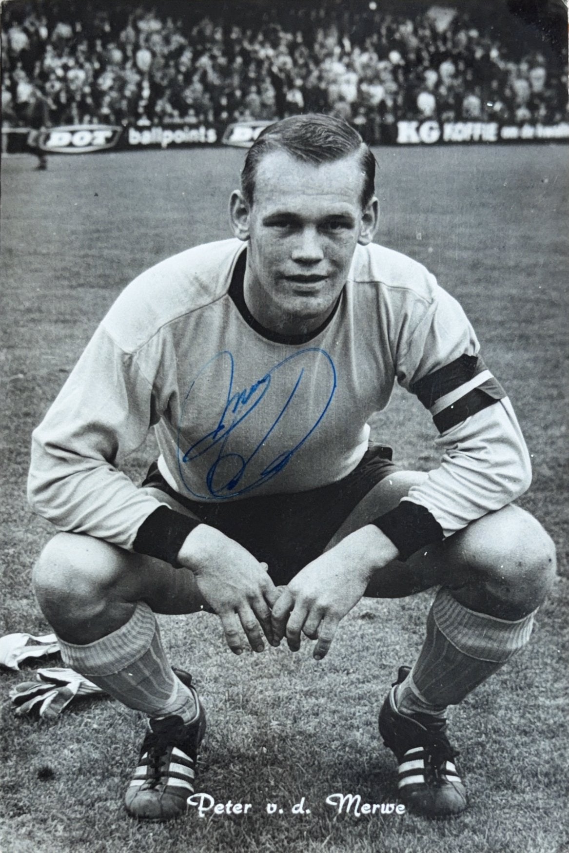Spelerskaart Peter van der Merwe - NAC Breda - seizoen 66/67, Ophalen of Verzenden, Gebruikt, NAC Breda, Spelerskaart