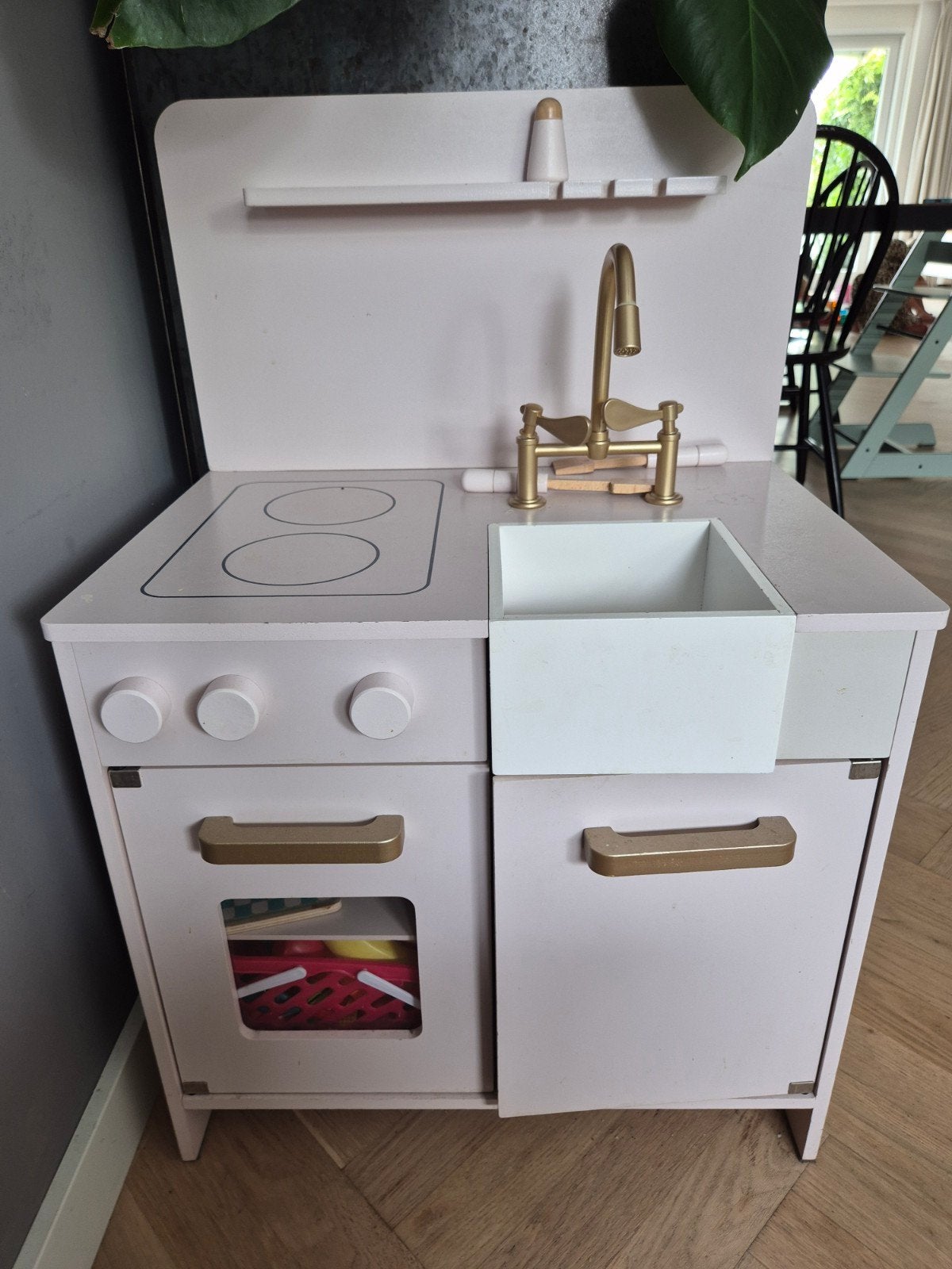 Petit Amelie Houten speelkeuken met accessoires, Kinderen en Baby's, Ophalen, Gebruikt, Hout, Speelkeuken