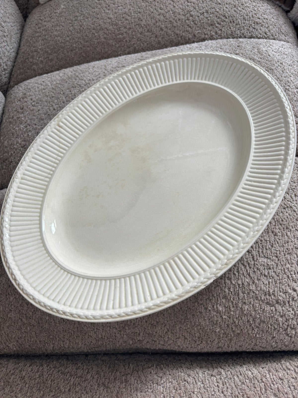 Wedgwood dekschaal ( groot ) orgineel, Ophalen, Zo goed als nieuw, Porselein, Schaal of Schalen