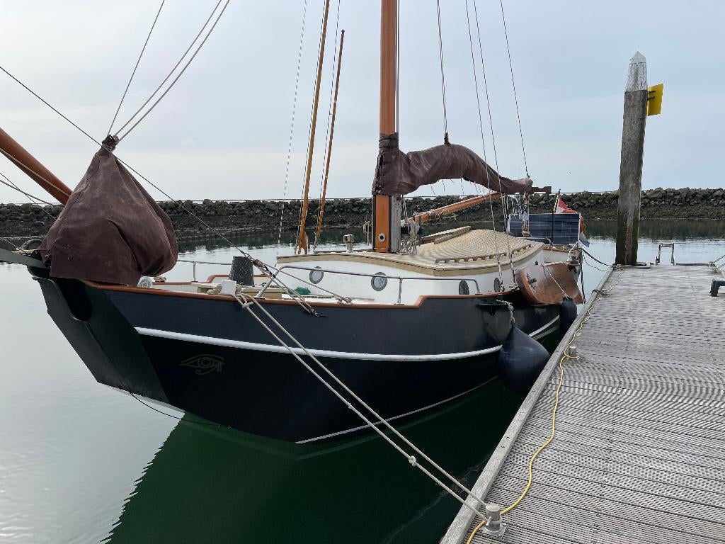 Nette Kok Zeeschouw 10.40 x 3.80, Watersport en Boten, Platbodems, Ophalen, Gebruikt, Staal, Diesel