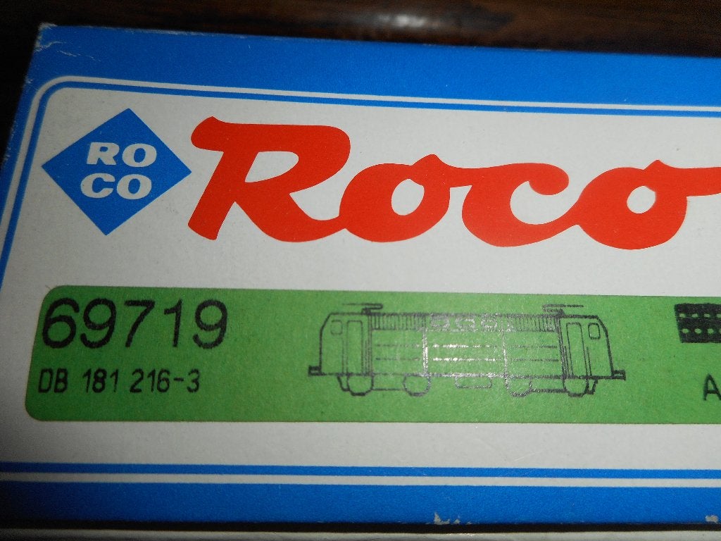 ROCO CD E-LOK DB BR 181 IN ROOD, Wisselstroom, Locomotief, Ophalen of Verzenden, Zo goed als nieuw