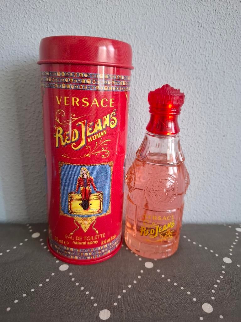 Versace Red Jeans edt 75 ml, Ophalen of Verzenden, Zo goed als nieuw