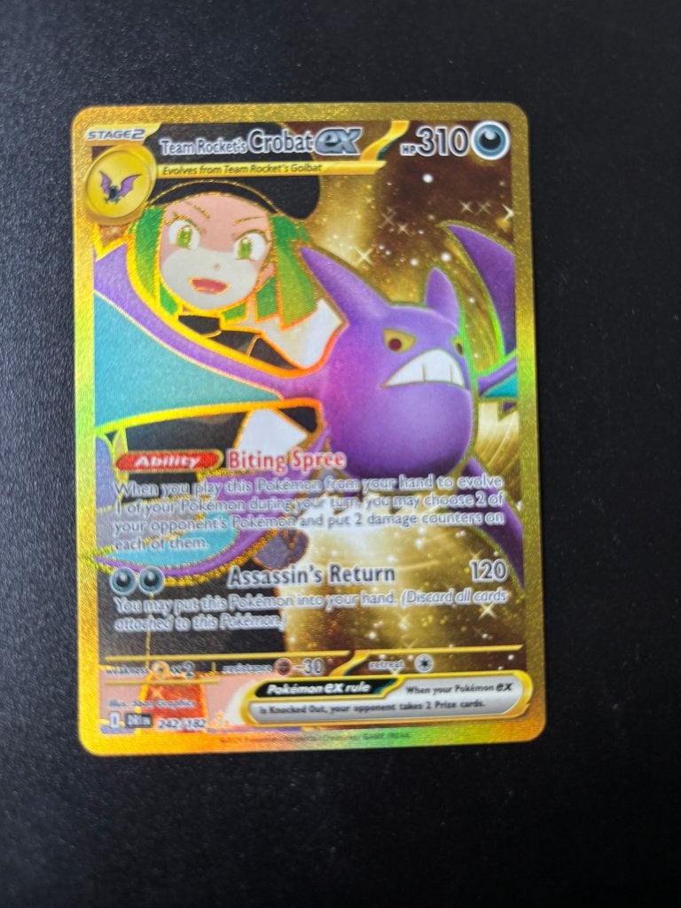 Team Rocket's Crobat ex (DRI 242), Ophalen of Verzenden, Zo goed als nieuw
