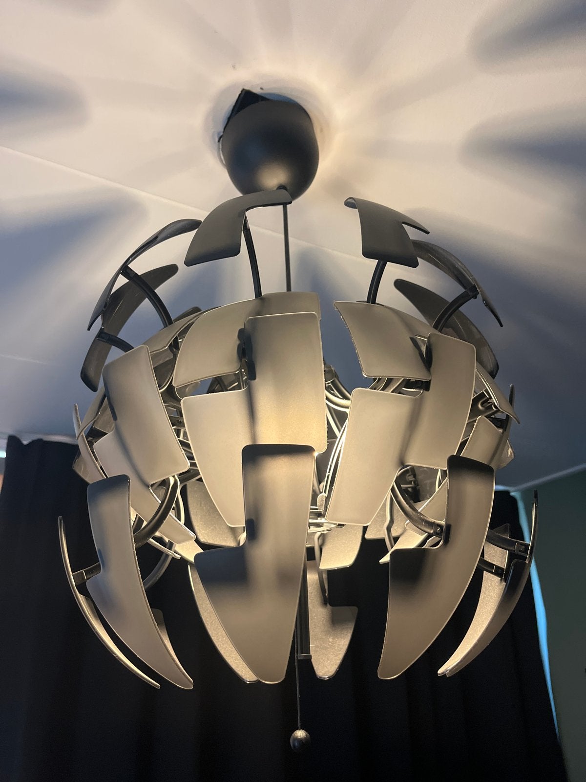 2x IKEA PS 2014 hanglamp, zgan, Ophalen of Verzenden, Zo goed als nieuw, Metaal, 50 tot 75 cm