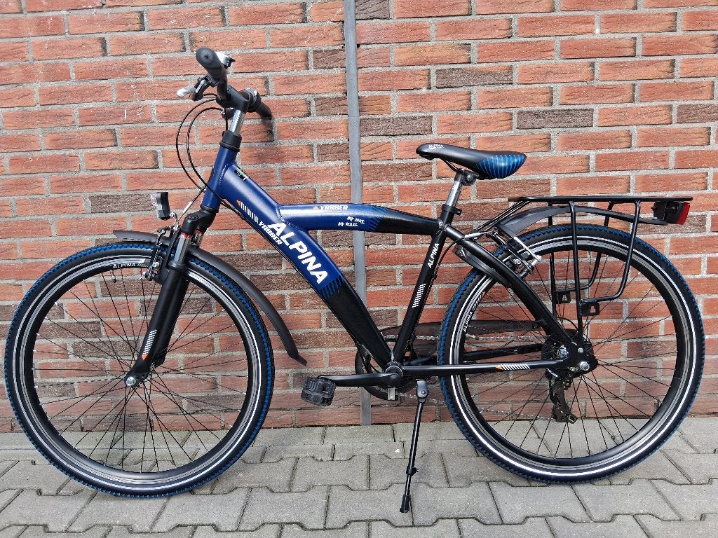 ALS NIEUWE Alpina Yabber 26 inch met 7 versnellingen, Velgrem, Alpina, Zo goed als nieuw, Handrem
