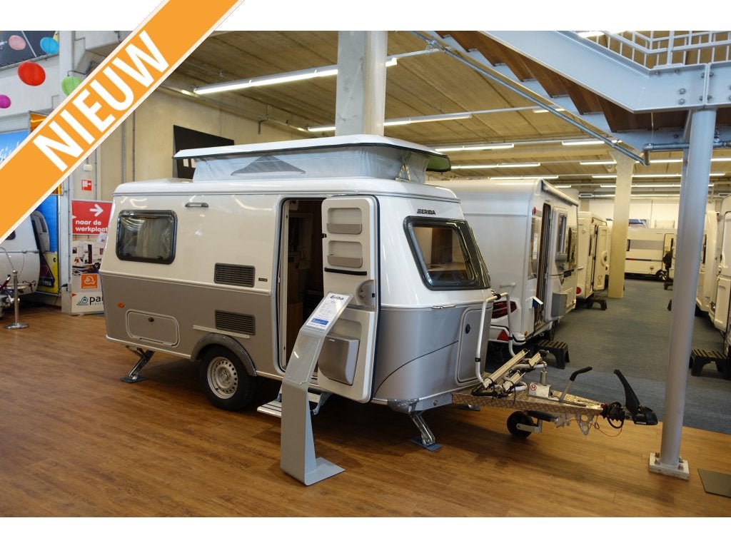 Eriba Touring 420 modeljaar 2026; voorraad, Caravans en Kamperen, Schokbreker, Standaardzit, Tot en met 2, Bedrijf