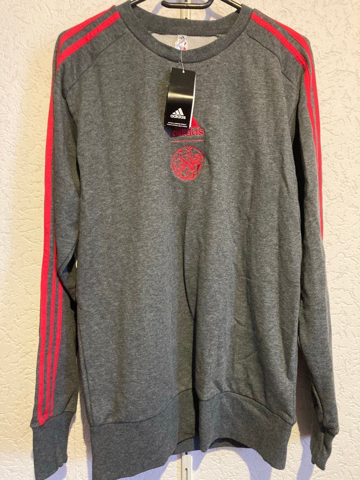 Adidas Ajax Sweater Maat M - Nieuw met labels, Verzenden, Nieuw, Maat 48/50 (M), Grijs