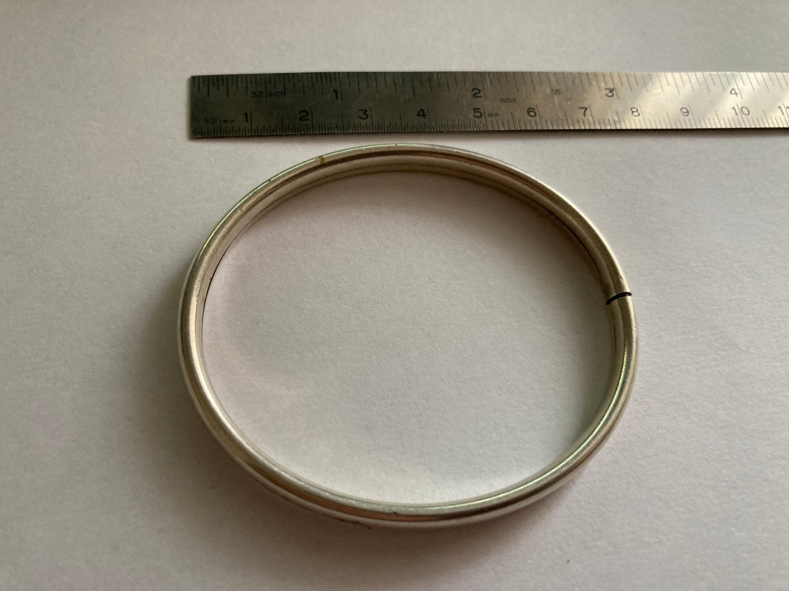 Zilveren slavenarmband., Sieraden, Tassen en Uiterlijk, Verzenden, Gebruikt, Zilver, Zilver