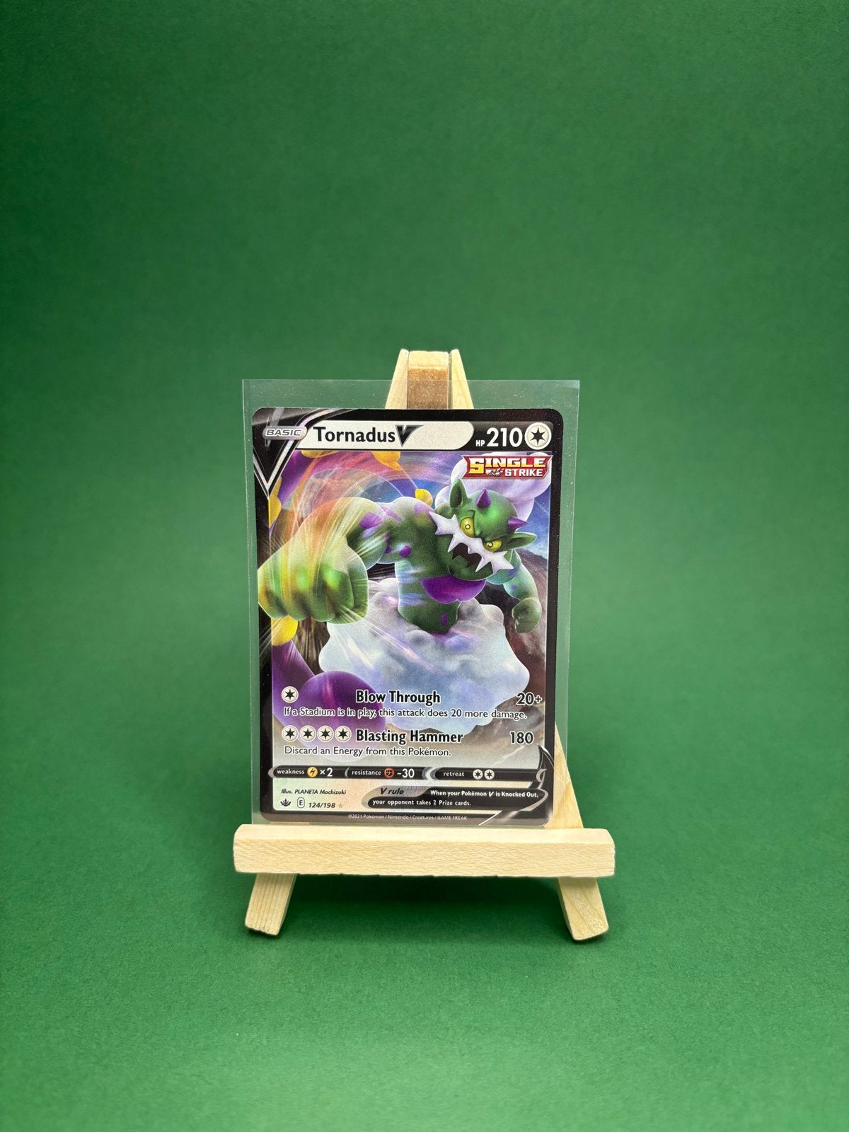 Tornadus V (CRE 124) Pokémon Kaart, Ophalen of Verzenden, Zo goed als nieuw, Losse kaart