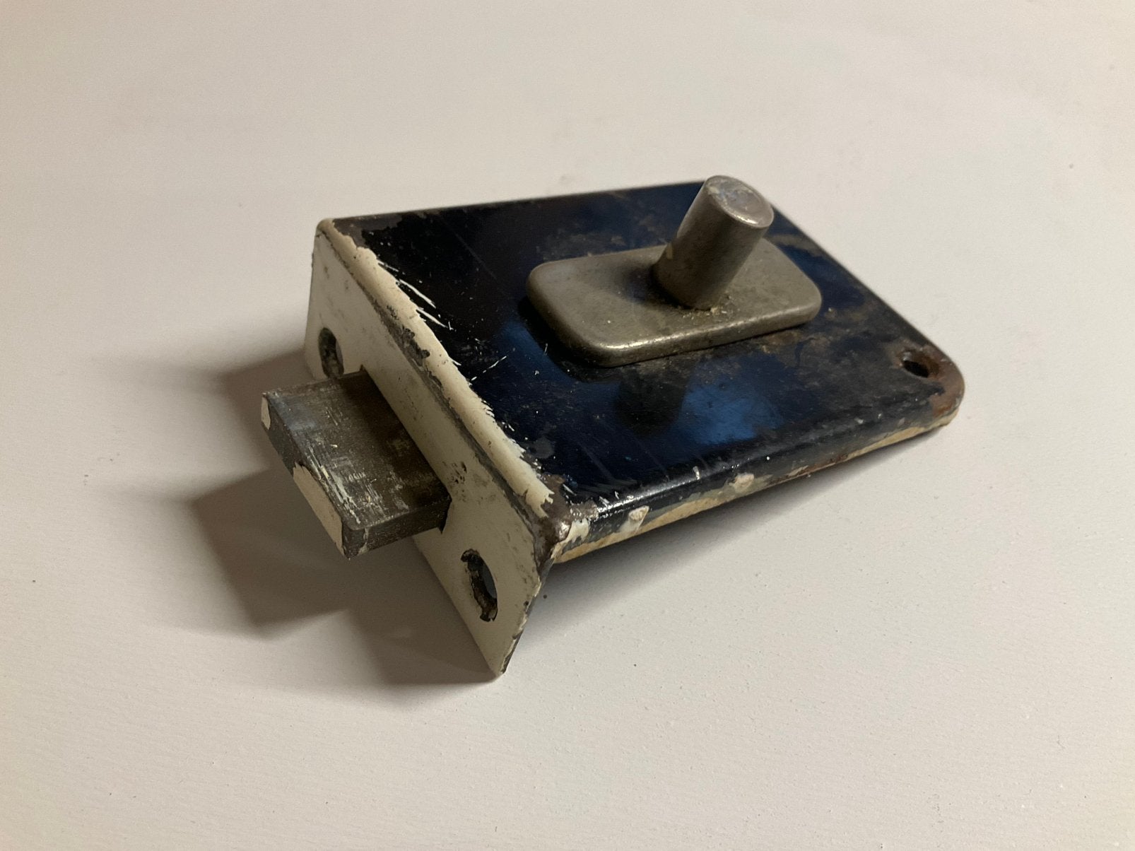 Oude grendel slot, Ophalen of Verzenden, Gebruikt, Slot