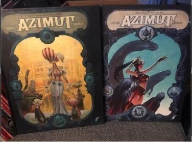 Azimut 2x avonturiers zwarte wolken hardcover k5, Meerdere stripboeken, Ophalen of Verzenden, Zo goed als nieuw