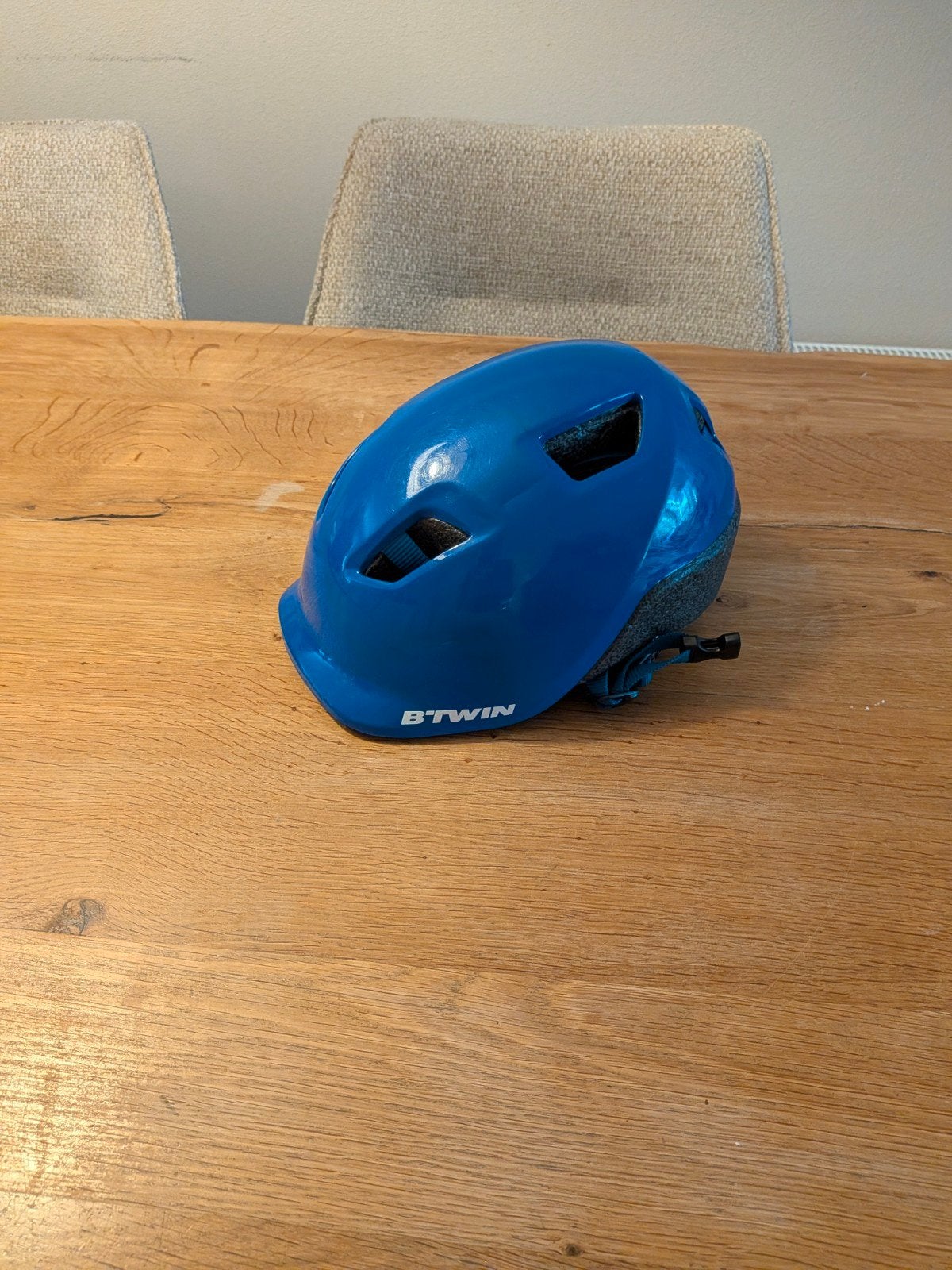 Btwin KH500 Kinderfietshelm - Blauw (Maat S), S, Jongen of Meisje, Ophalen of Verzenden, Zo goed als nieuw