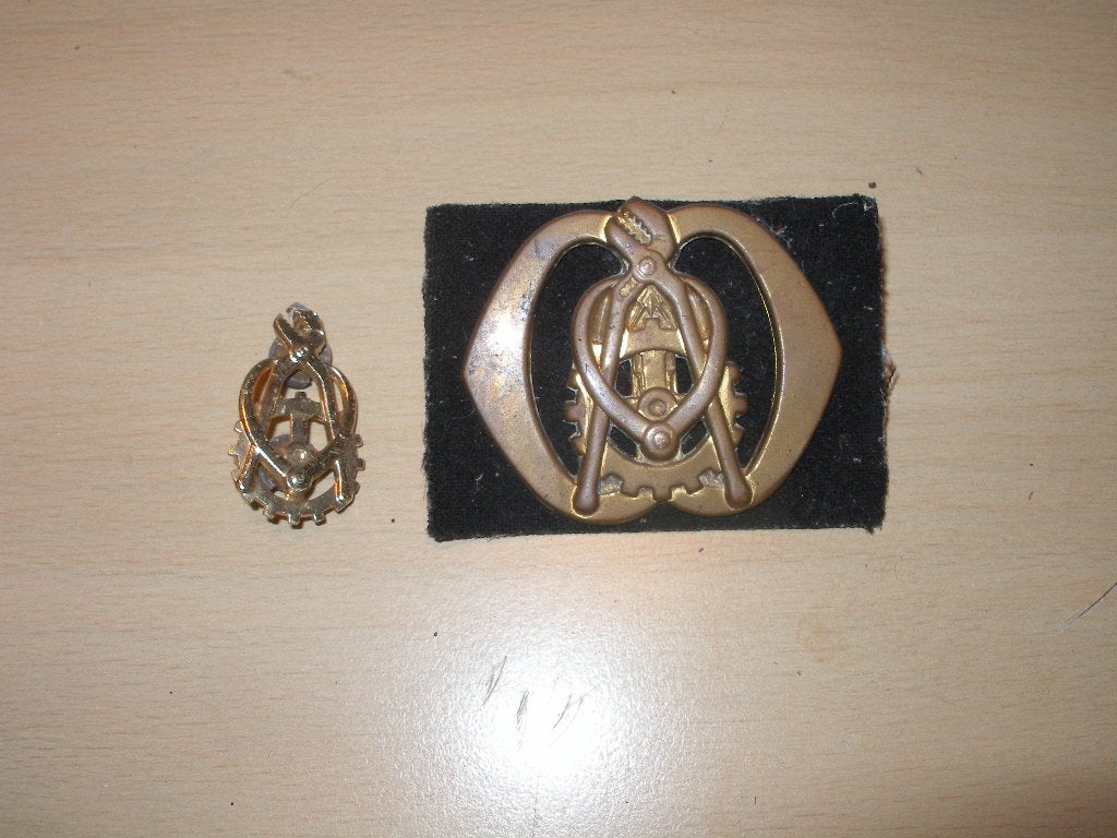 Emblemen Technische Troepen, Ophalen of Verzenden, Landmacht, Nederland, Embleem of Badge