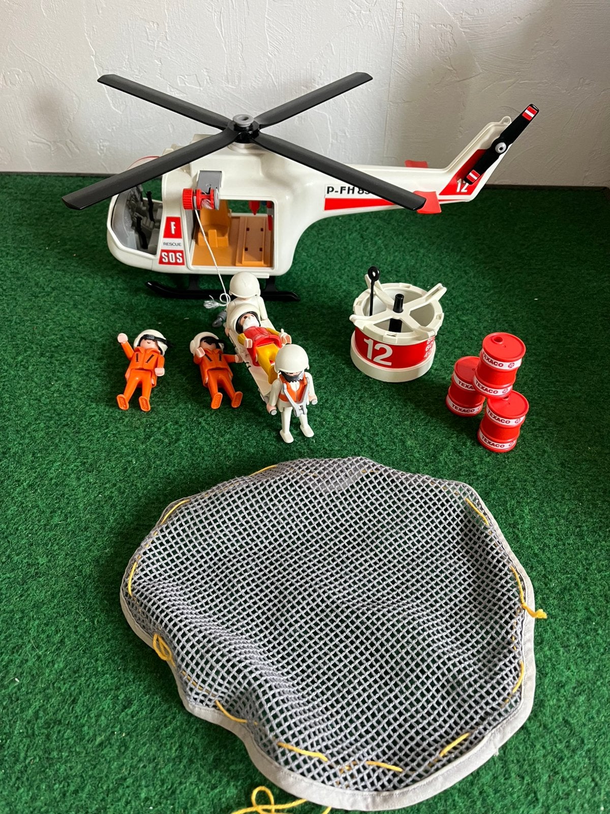 Playmobil Vintage Rescue Helikopter, Ophalen of Verzenden, Zo goed als nieuw